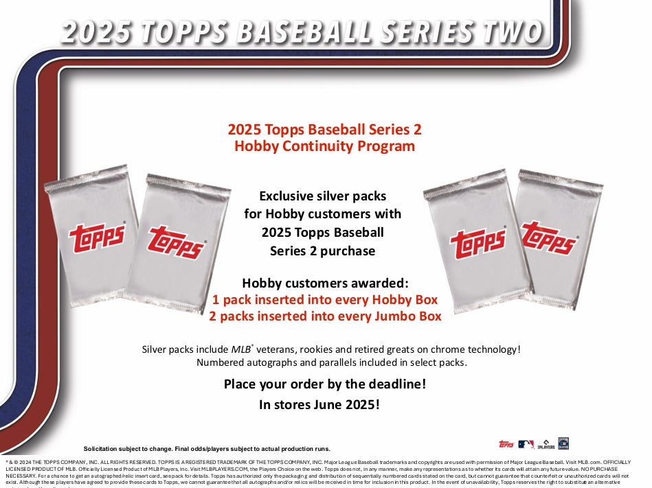2025 Topps Series 2 Baseball Hobby Box