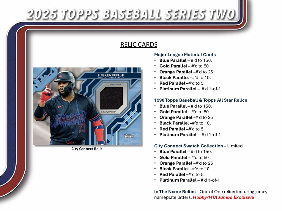 2025 Topps Series 2 Baseball Hobby Box
