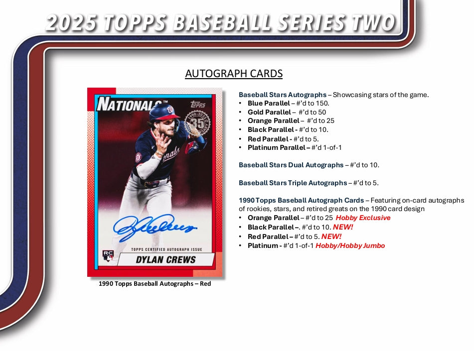 2025 Topps Series 2 Baseball Jumbo Box