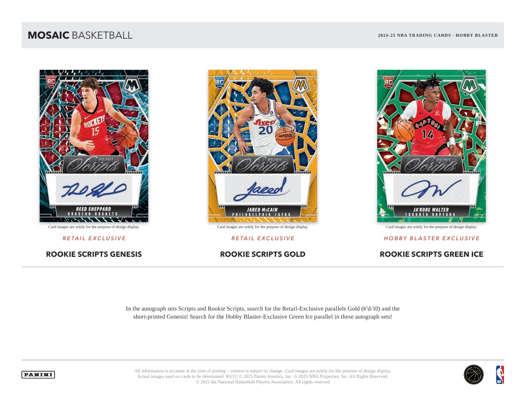 2024-25 Panini Mosaic Basketball Hobby Blaster Box