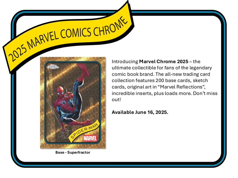 2025 Topps Marvel Comics Chrome Hobby Box