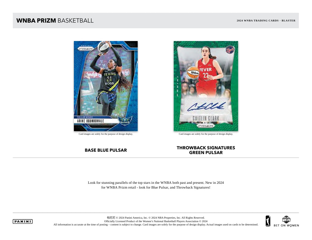 2024 Panini Prizm WNBA Basketball Blaster Box