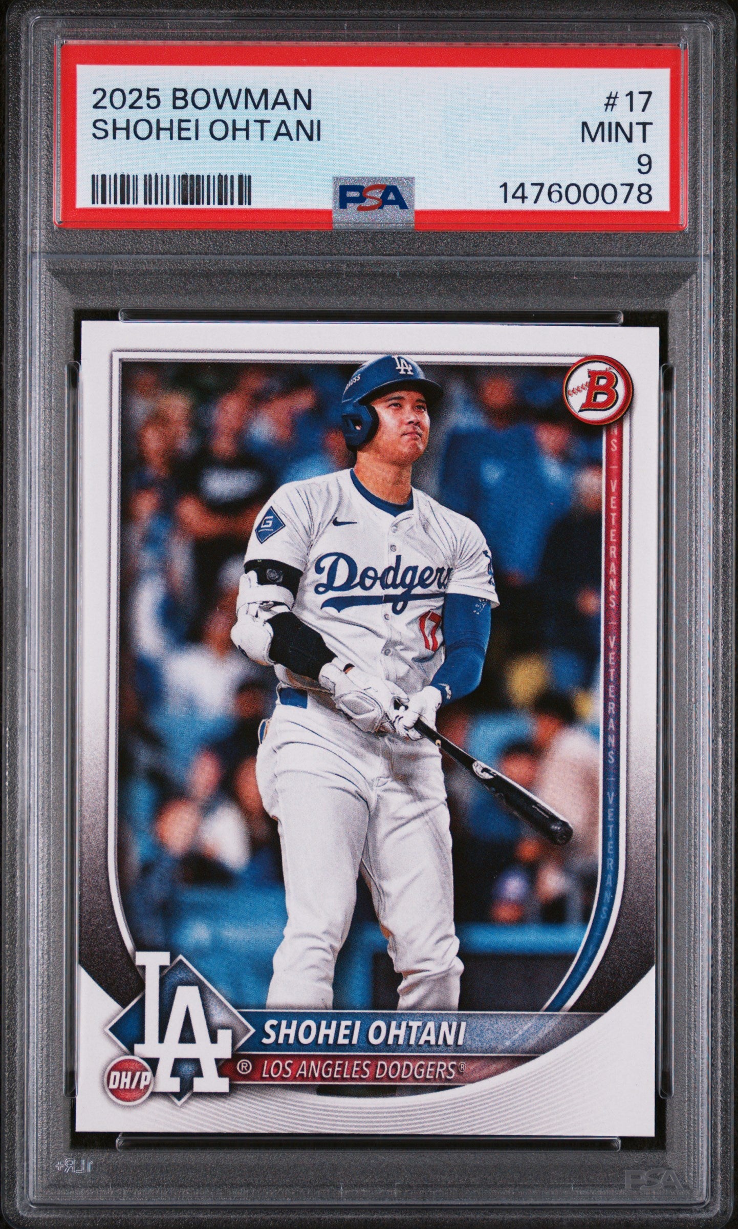 2025 Bowman Shohei Ohtani #17 PSA 9 Baseball Card – RL Sports Cards