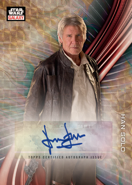 2025 Topps Star Wars Chrome Galaxy Han Solo
