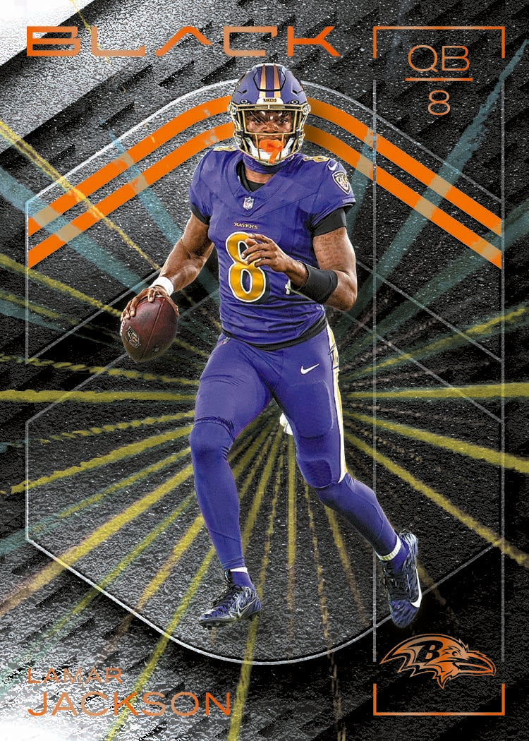 2025 Panini Black Football Lamar Jackson