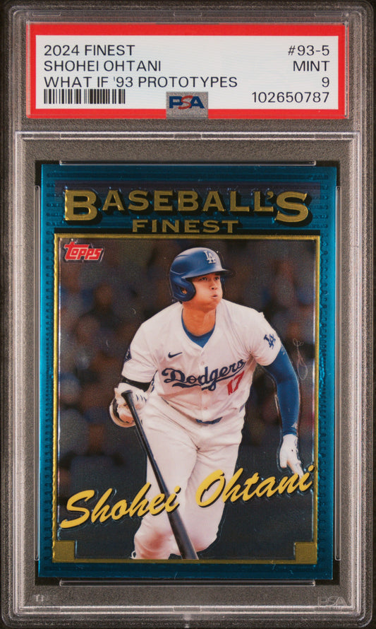 2024 Topps Finest What If '93 Prototypes: #93-5 Shohei Ohtani (PSA 9)