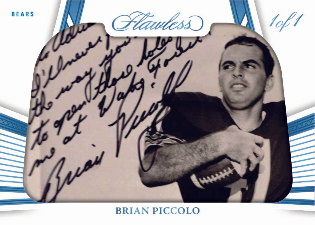 2024 Panini Flawless Football Cut Signatures Brian Piccolo