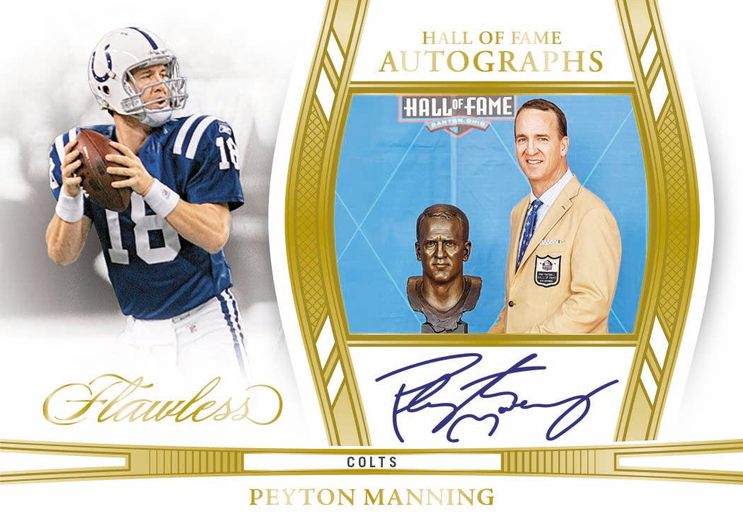 2024 Panini Flawless Football Hall of Fame Autographs Peyton Manning