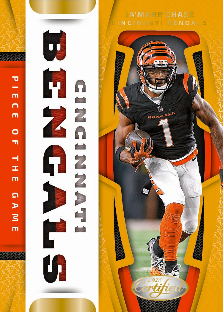 2025 Panini Certified Football Piece of the Game Ja'Marr Chase