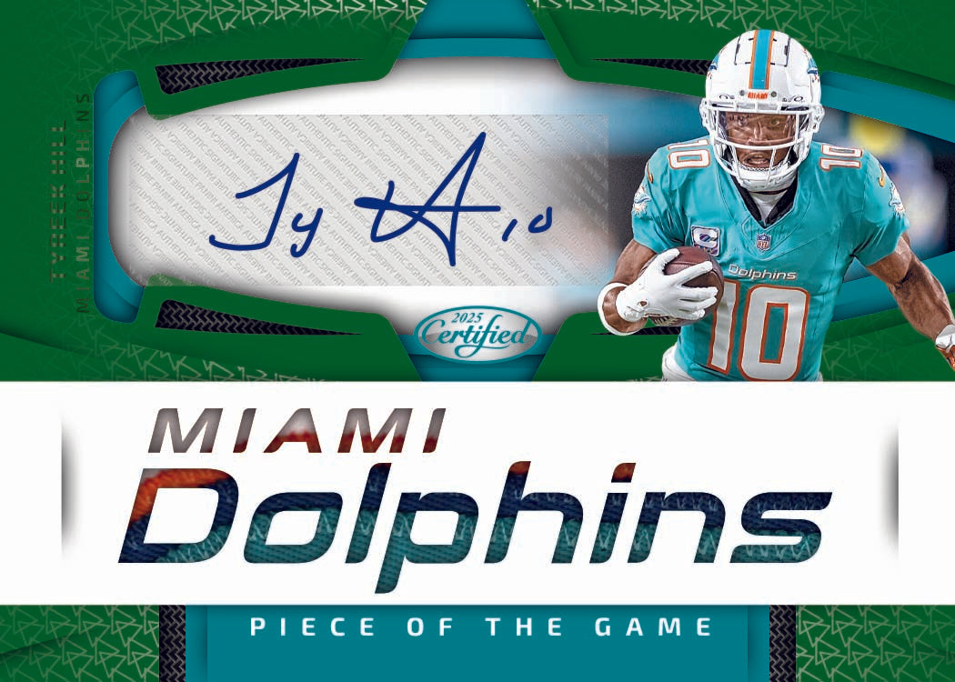 2025 Panini Certified Football Piece of the Game Autograph