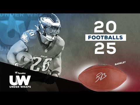 2025 Fanatics Under Wraps NFL Football Unboxing video