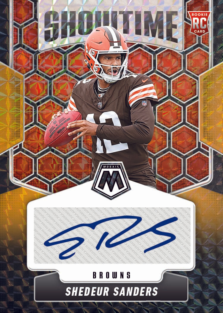 2025 Panini Mosaic Football Choice Shedeur Sanders Autograph