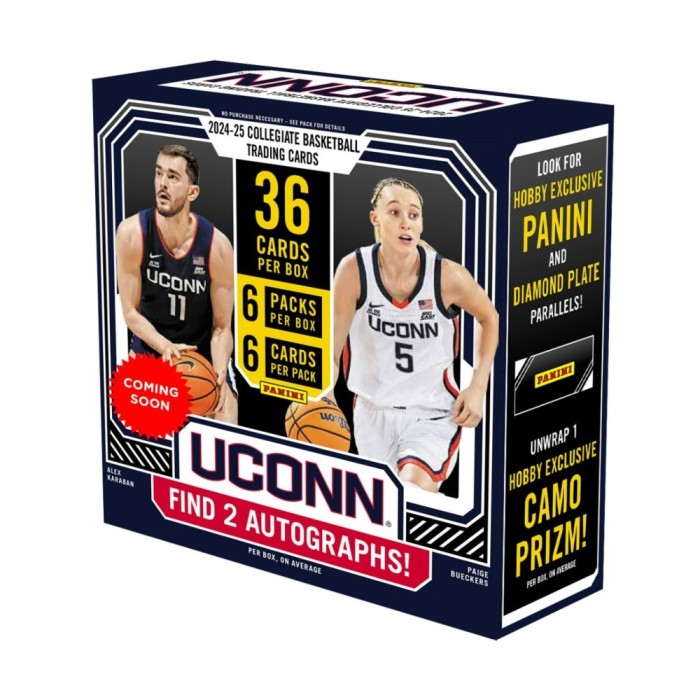 2025 Panini University of Connecticut Basketball Hobby Box
