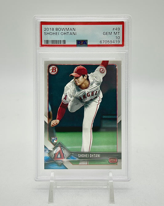 2018 Bowman Shohei Ohtani #49 PSA 10