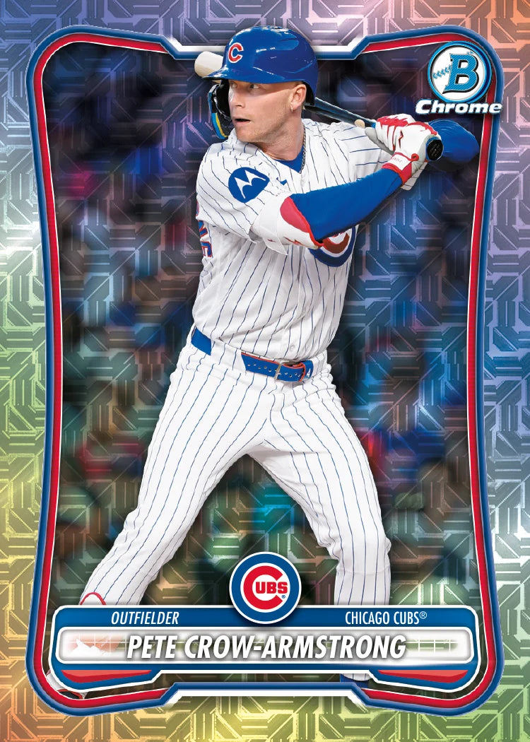 2026 Bowman Chrome Baseball Peet Crow Armstrong Mojo Parallel Card