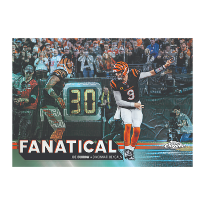 2025 Topps Chrome Football Fanatical Joe Burrow