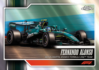 2026 Topps Chrome Formula 1 Fernando Alonso Card