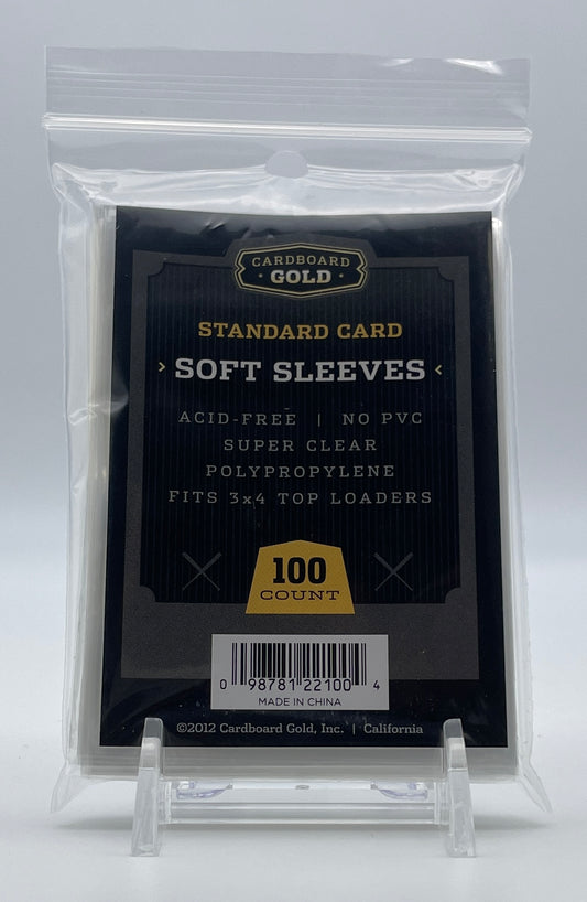 Cardboard Gold: Standard Size Soft Sleeves (100ct)