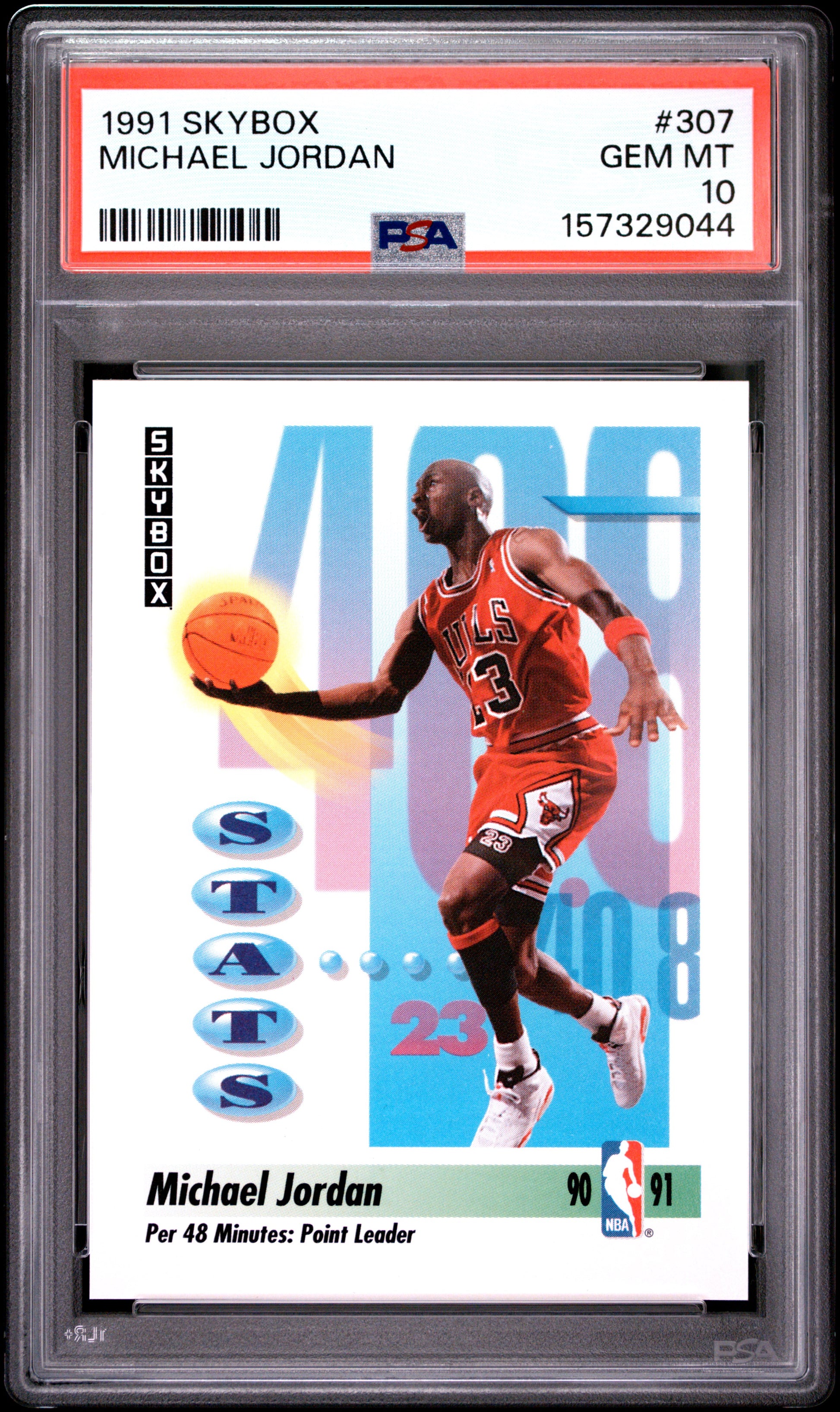 1991 Skybox #307 Michael Jordan PSA 10 - Front