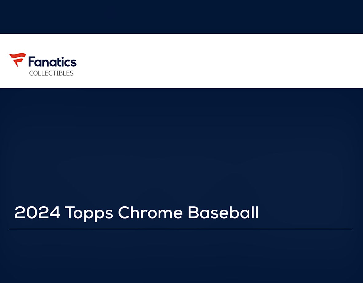 2024 Topps Chrome Baseball Value Box