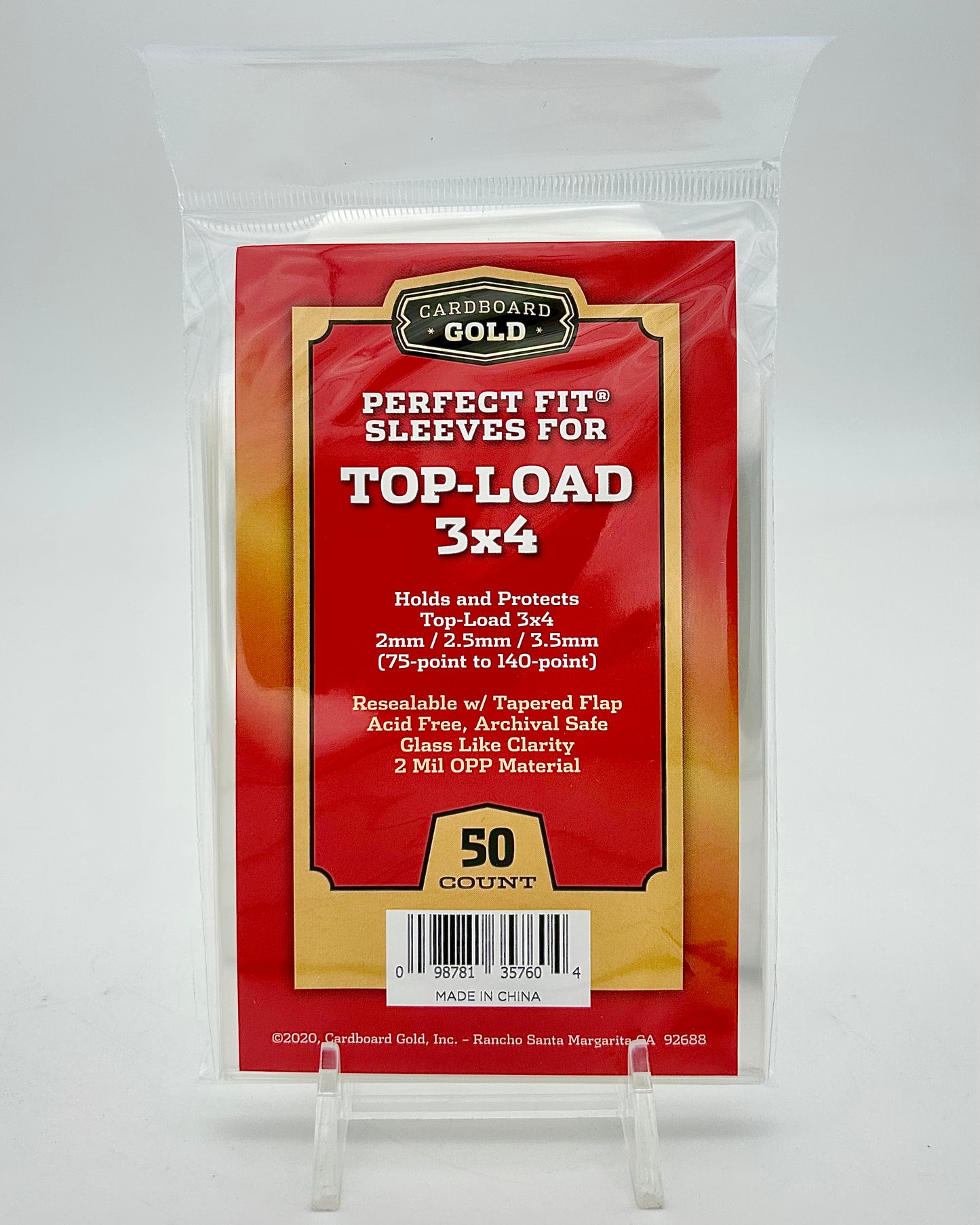 Cardboard Gold: Perfect Fit Sleeves for Toploaders from 75-pt. to 140-pt.