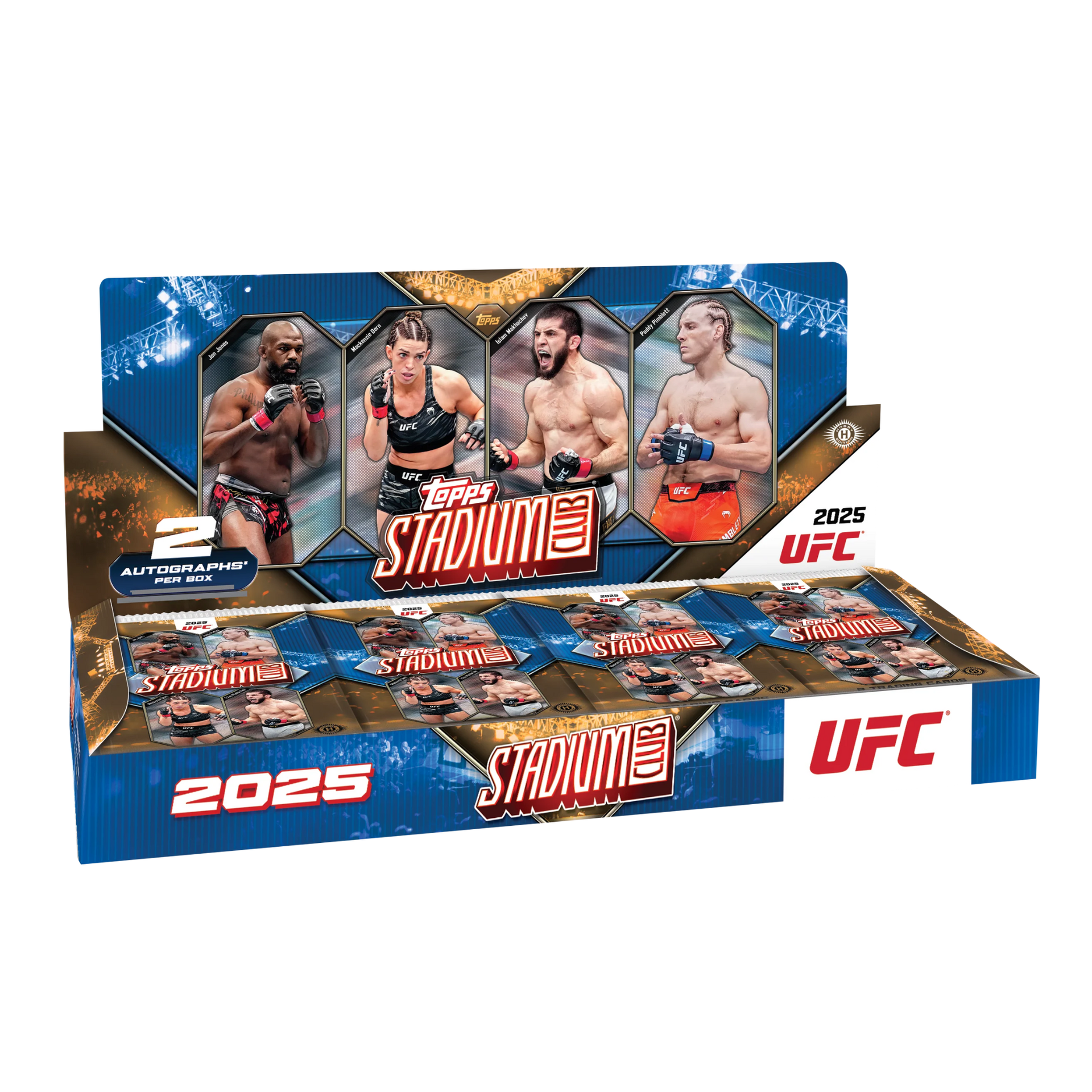 2025 Topps Stadium Club UFC Hobby Box - 2 Autos & Beam Team Case