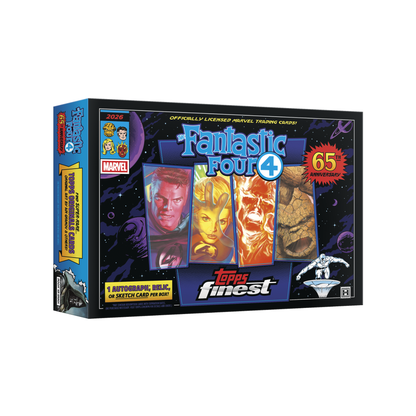 2026 Topps Finest Fantastic Four 65th Anniversary Hobby Box