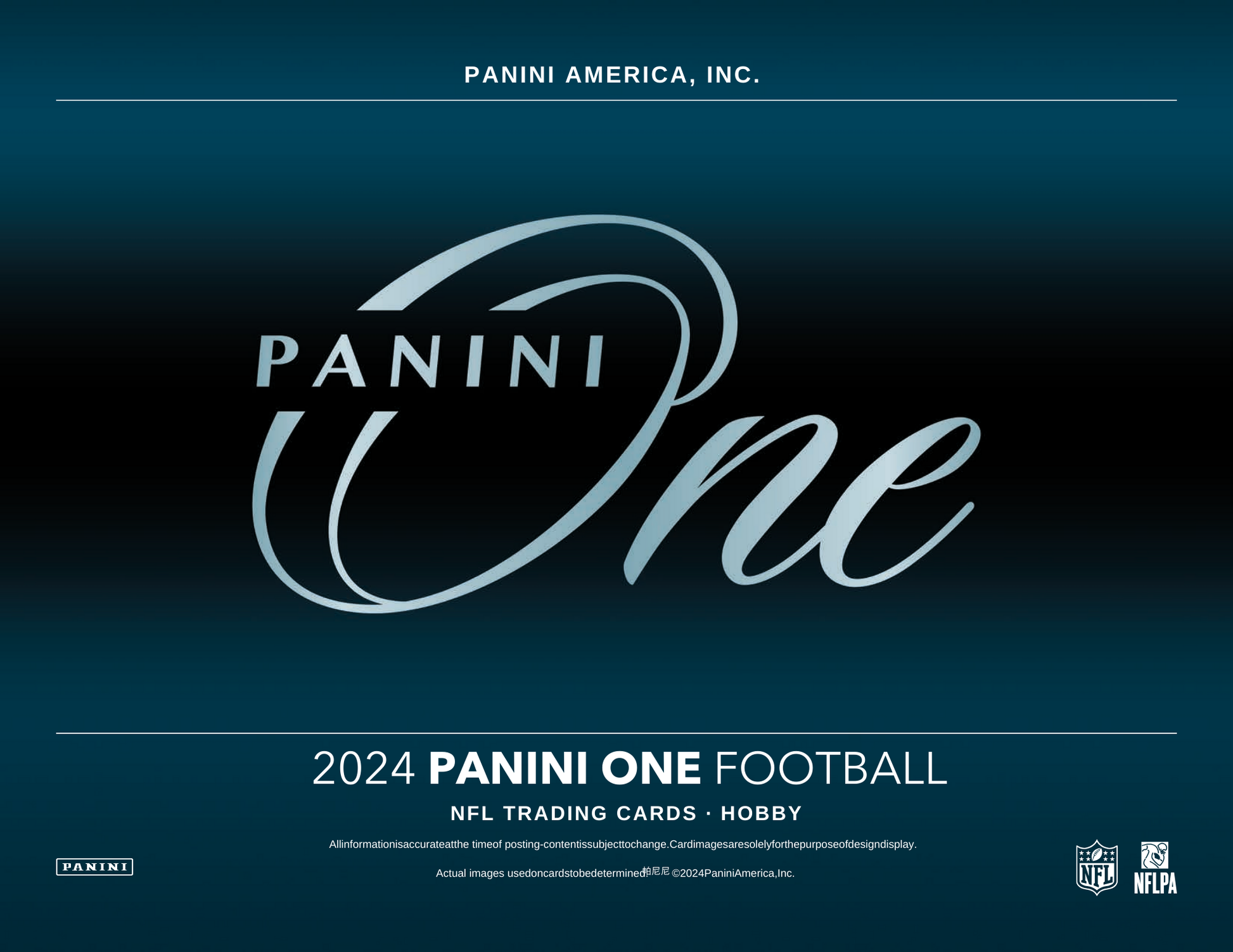 2024 Panini One Football Hobby Box