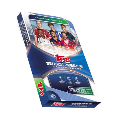 2025-26 Topps UEFA Club Competitions Soccer Hobby Box