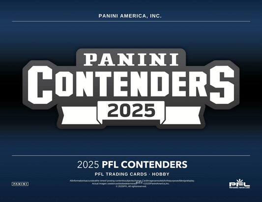 2025 Panini Dontenders PFL Hobby Box