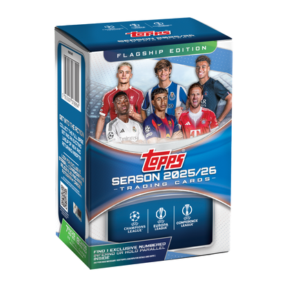 2025-26 Topps UEFA Club Competitions Soccer Value Box