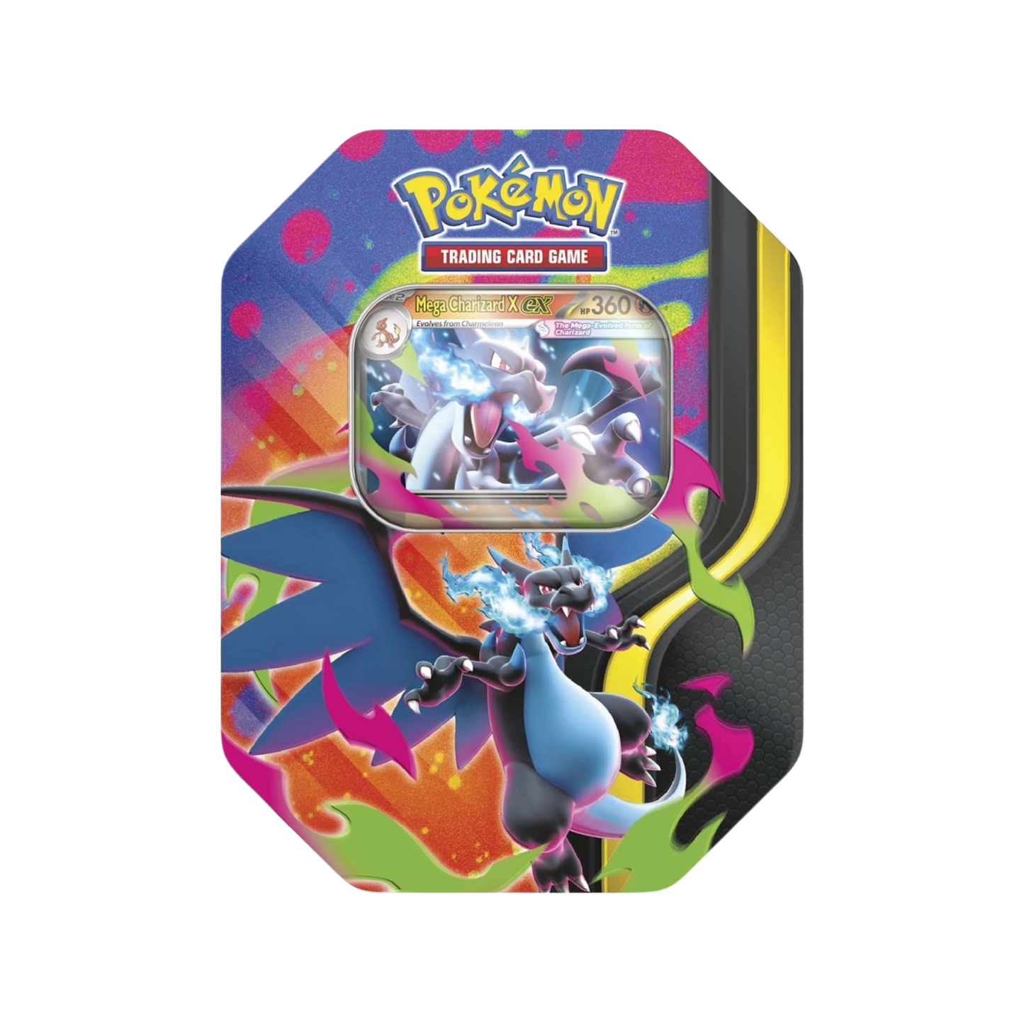 Pokémon Mega Charizard Tin - Mega Charizard X ex