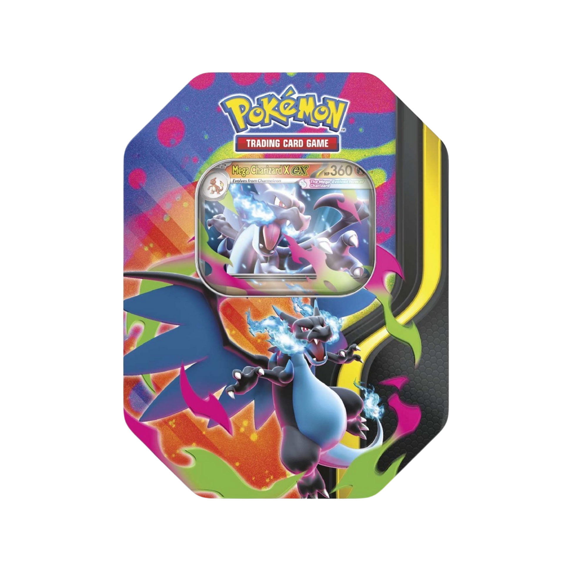Pokémon Mega Charizard Tin - Mega Charizard X ex