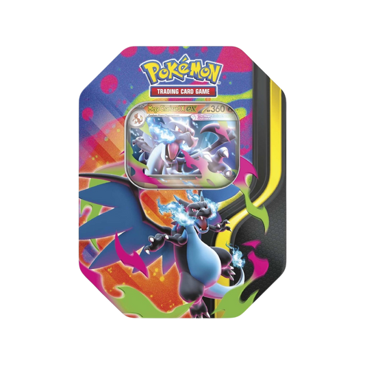 Pokémon Mega Charizard Tin - Mega Charizard X ex