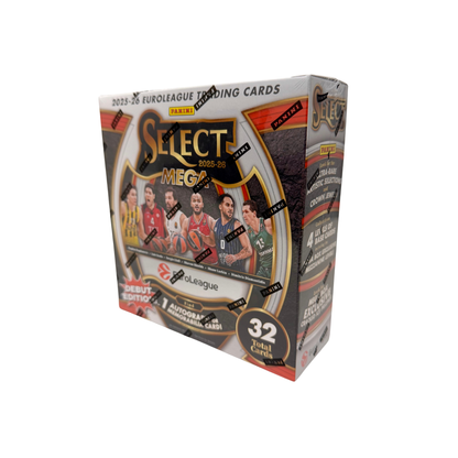 2025-26 Panini Select EuroLeague Basketball Hobby Mega Box