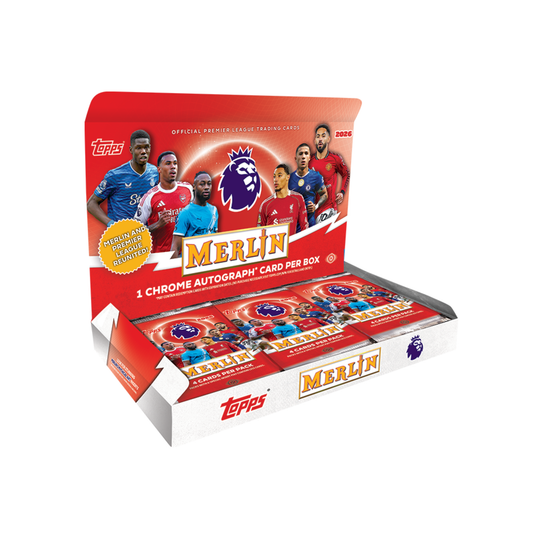 2026 Topps Merlin Premier League Soccer Hobby Box