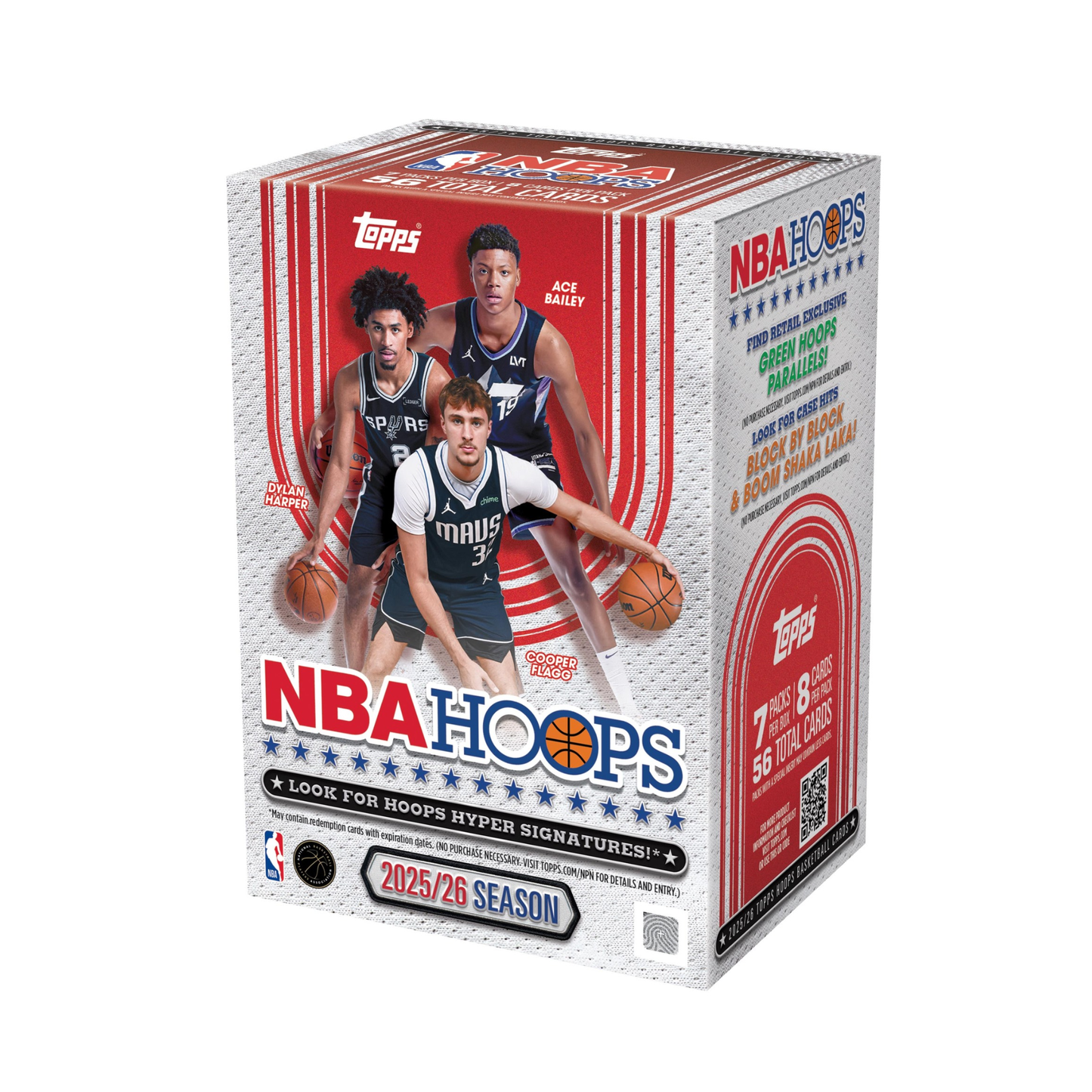 2025-26 Topps NBA Hoops Basketball Value Box