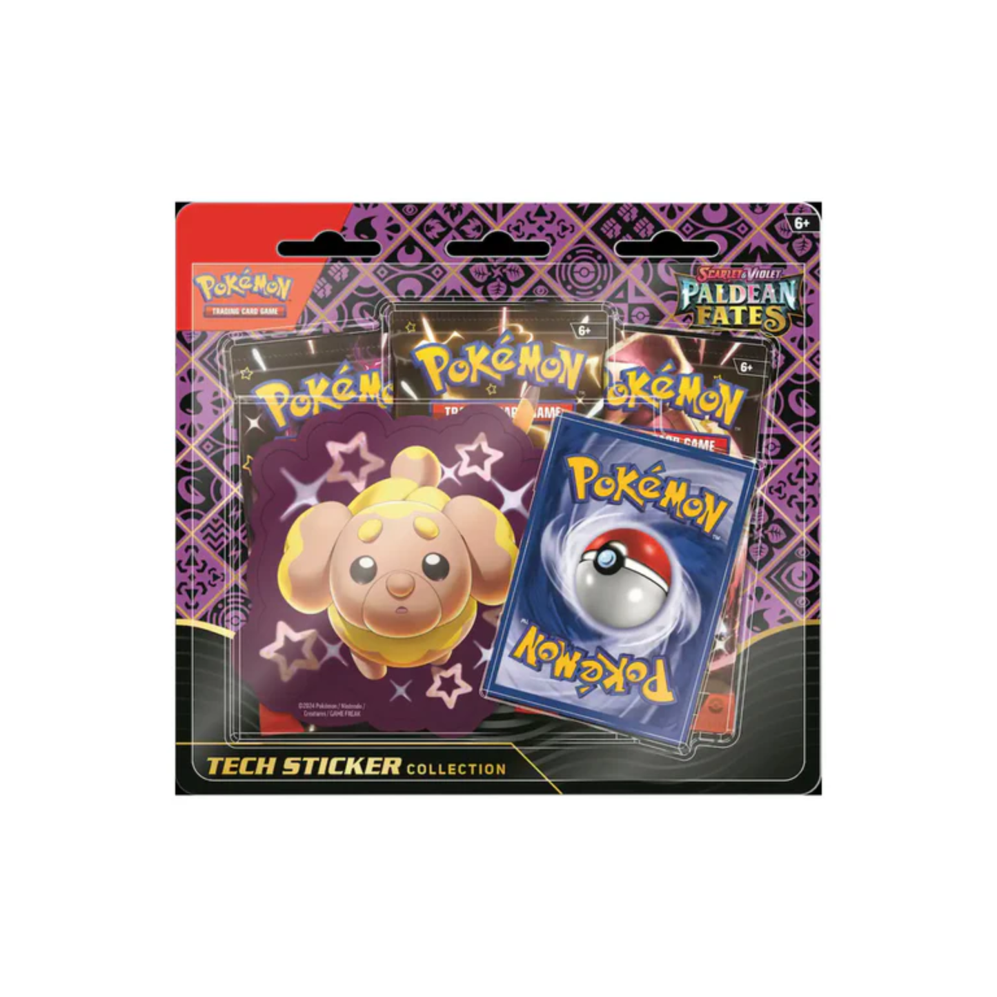 Pokémon Scarlet & Violet Paldean Fates Tech Sticker Collection - Fidough