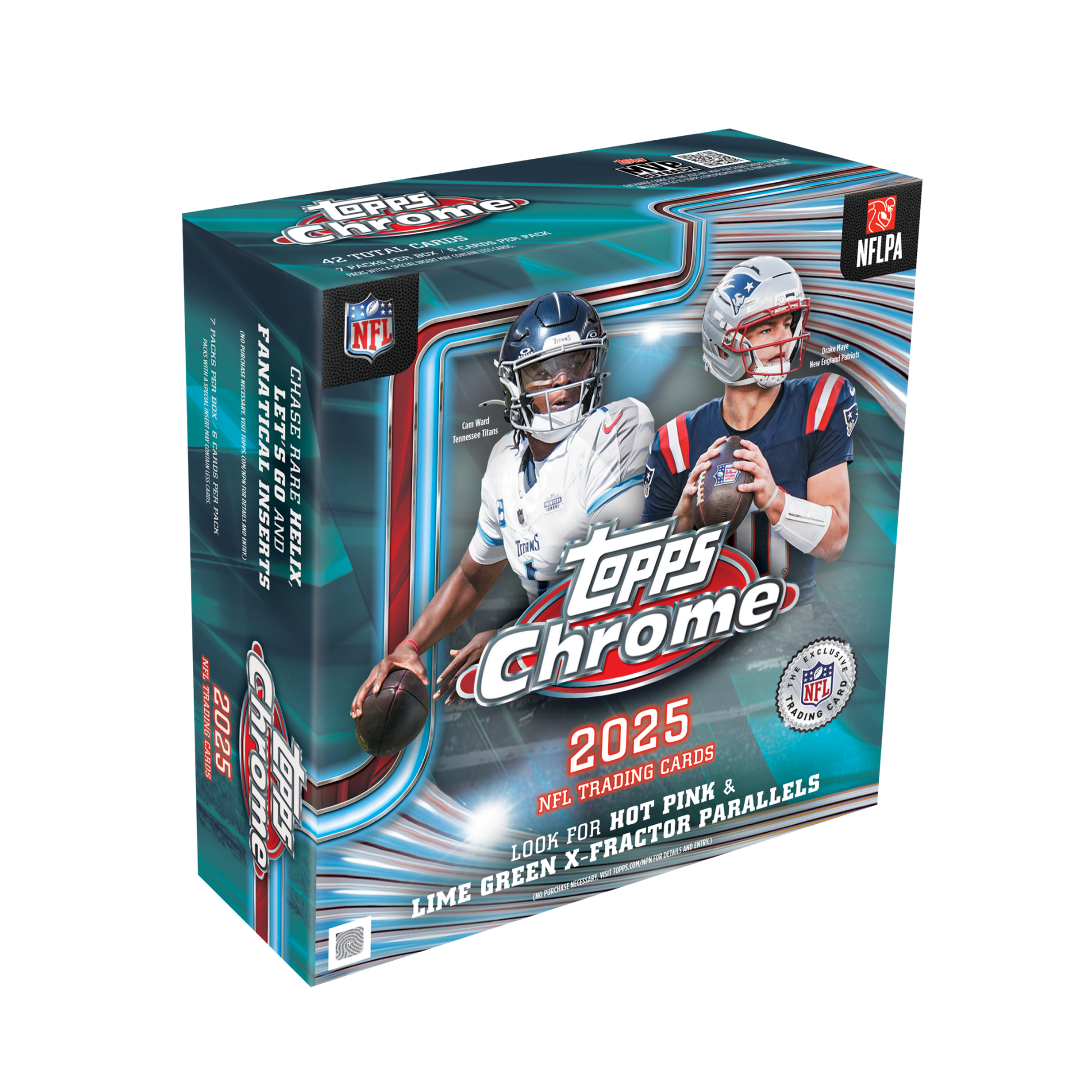 2025 Topps Chrome Football Mega Box