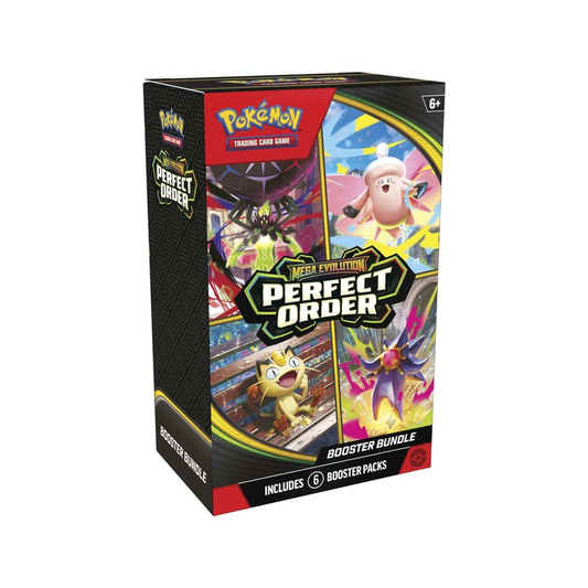 Pokémon Mega Evolution Perfect Order Booster Bundle Box Front