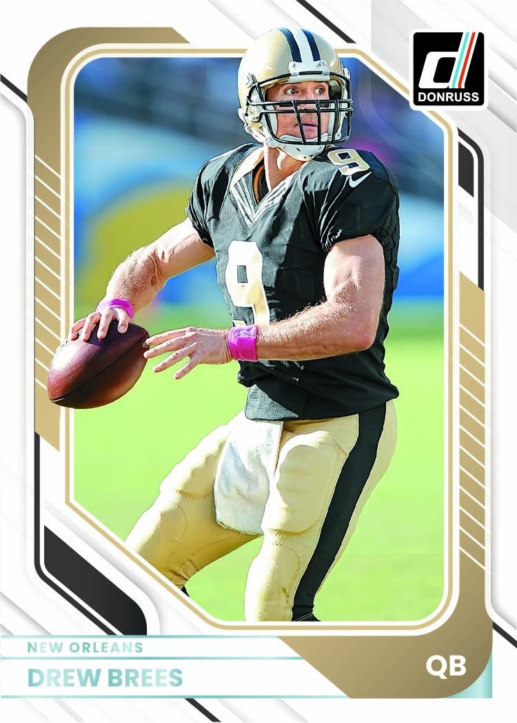 2026 Panini Donruss Football Drew Brees Base Card
