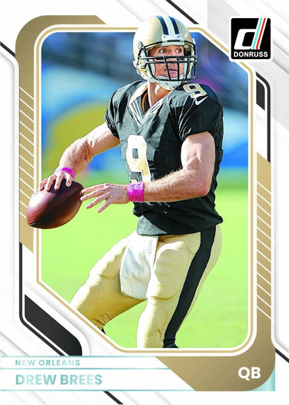 2026 Panini Donruss Football Drew Brees Base Card
