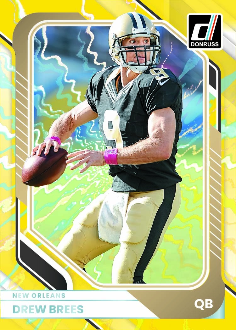 2026 Panini Donruss Football Drew Brees Base Card