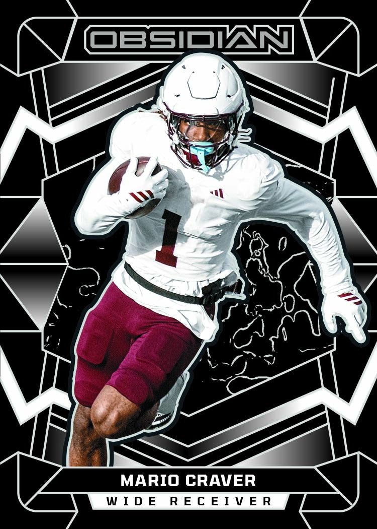 2026 Panini Obsidian Football Mario Craver Card