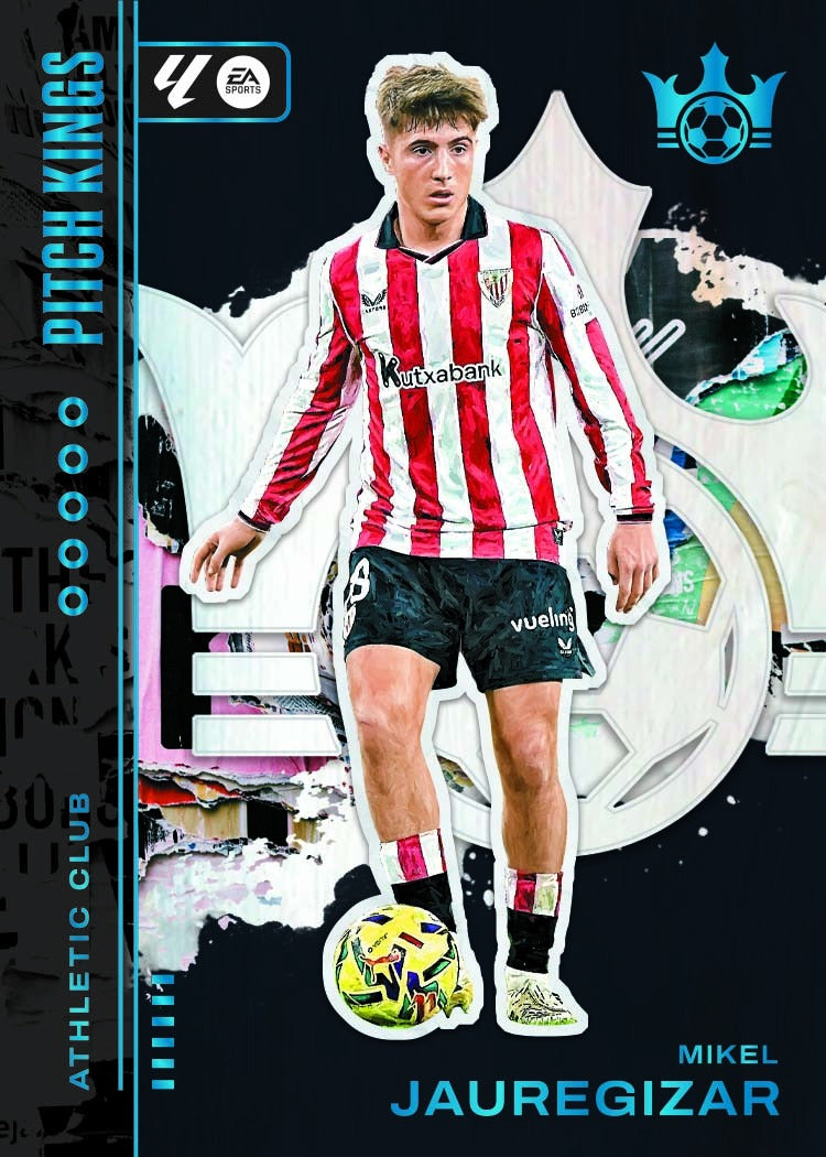 2025-26 Panini Pitch Kings International Mikel Jauregizar Base Masterpiece Card