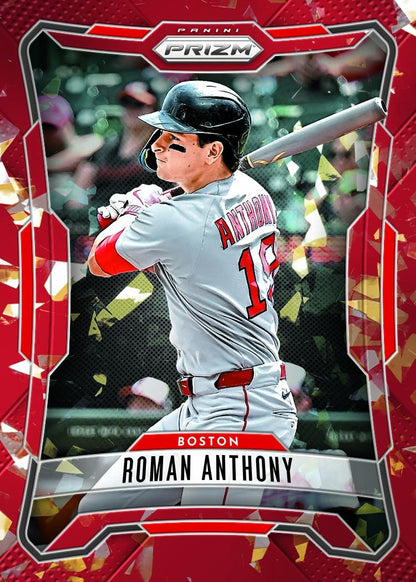 2026 Panini Prizm Baseball  Roman Anthony Base Prizms Red Ice Card