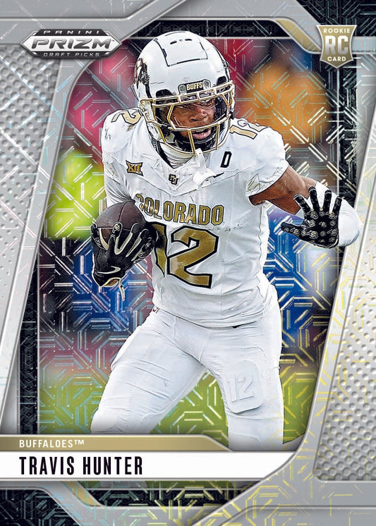 2025 Panini Prizm Draft Picks Collegiate Football Travis Hunter