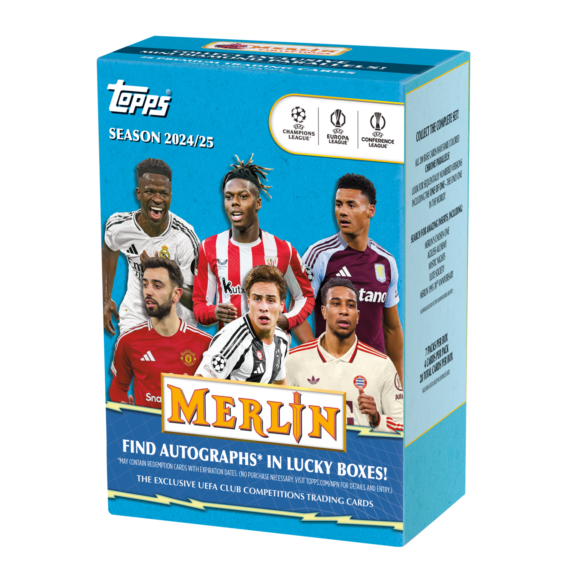 2024-25 Topps Merlin Soccer Value Box | 3 Mini Diamond Refractors