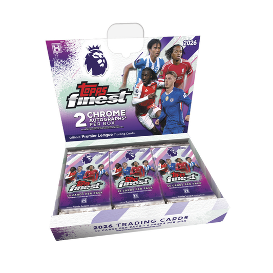 2026 Topps Finest Premiere League Soccer Hobby Box