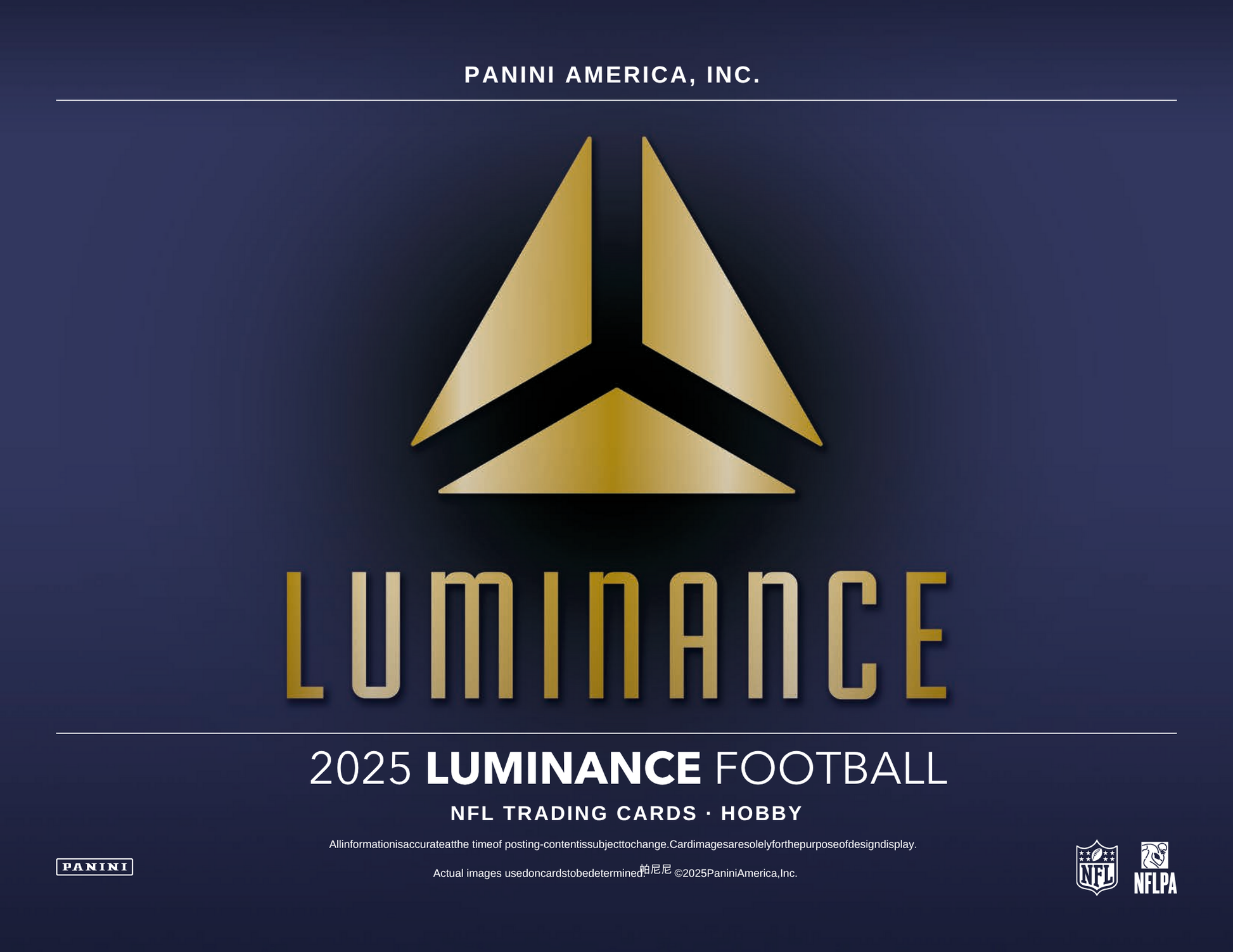 2025 Panini Luminance Football Hobby Box